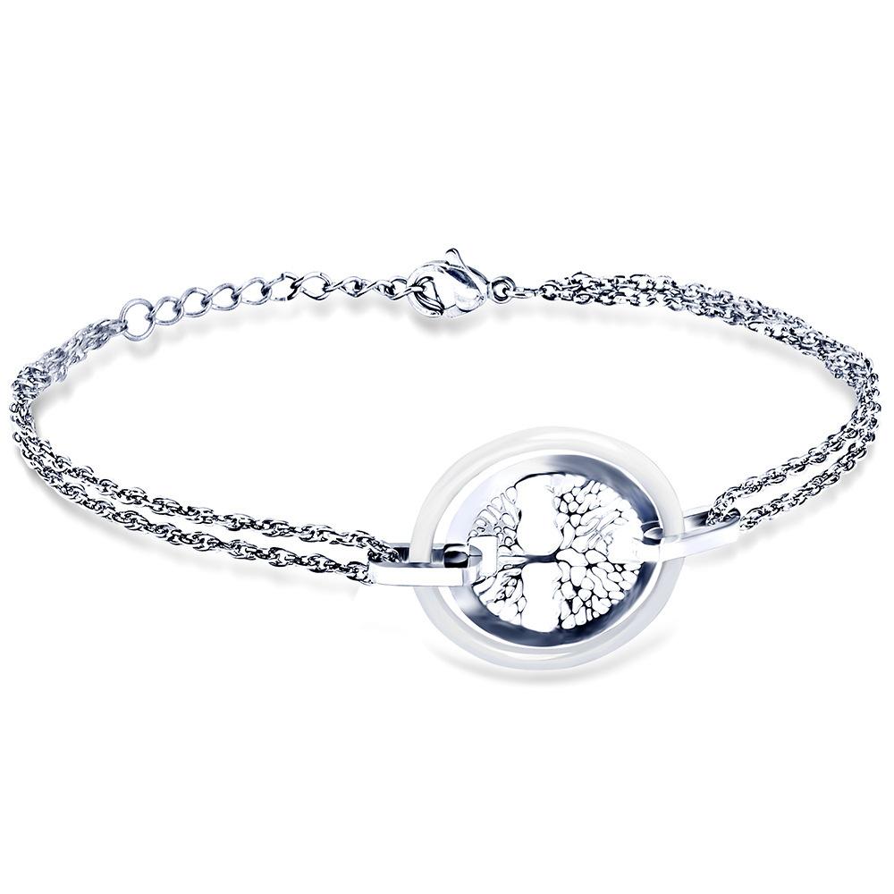 Simple Personality Ceramic Titanium Steel Bracelet Women's Fresh Ceramic Bracelet All-Matching