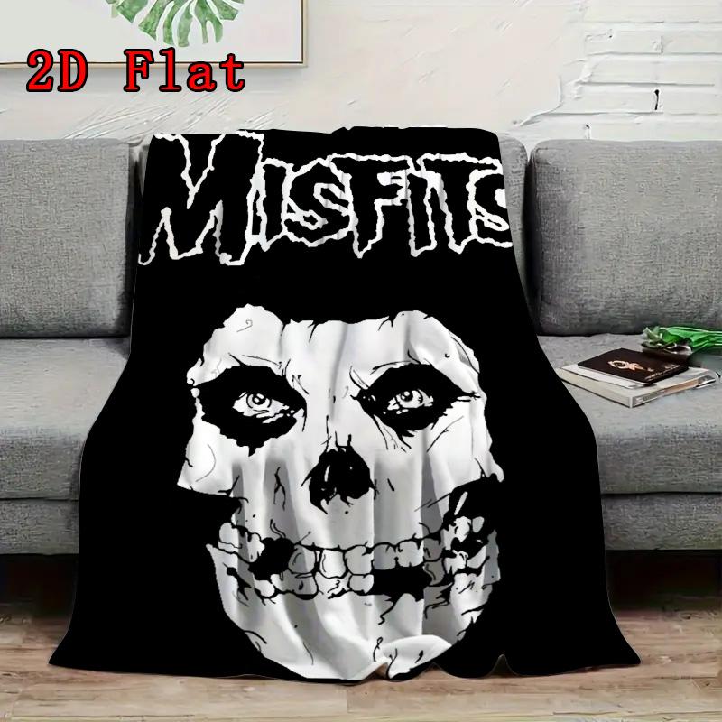 Misfits 2D Flat Pattern Flannel Blanket High quality All Seasons Warmth and Comfort Perfect for Christmas Gifts.NMT0928117