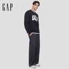 GAP Men's Embroidered Logo Loose Fleece Curved Casual Pants