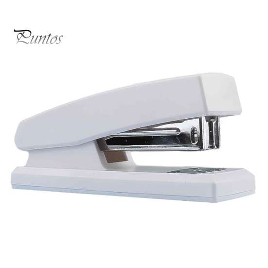 Easy Press Stapler for Comfortable Use Mini Stapler, with Ergonomic Curved Design, Handheld Morandi Color Minimalist Office School Home And