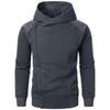 Felpa con cappuccio a maniche lunghe con cerniera pullover da uomo