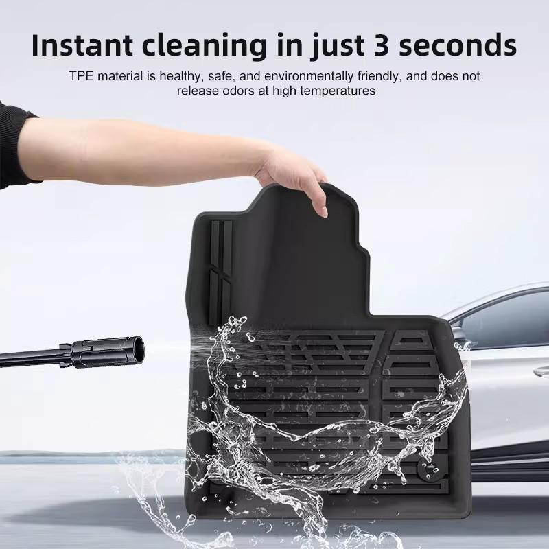 Hyundai Palisade 2020-2026 TPE Waterproof Wear-Resistant Eco-Friendly Floor Mats