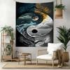 Yingyang Wall Decor Tapestry Art For Pet Memorial Birthdaywedding Party Backdrop Family Gift