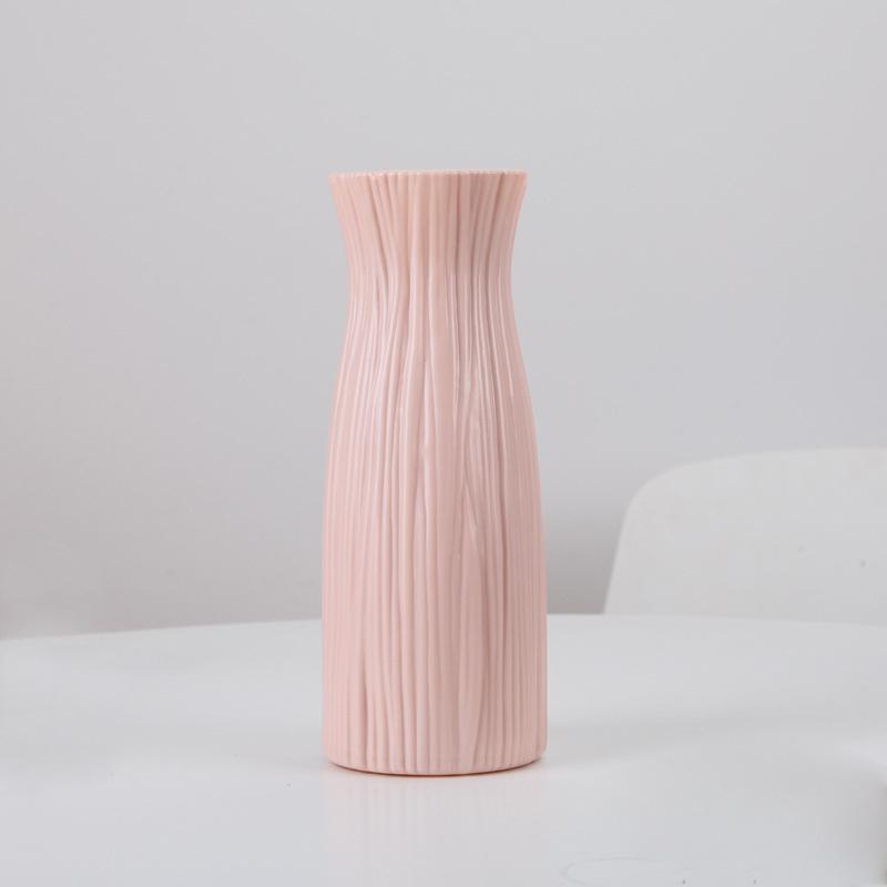 Vază de flori din plastic nordic, vaze anti-ceramice, incasabile, imitație europeană de ratan, ghiveci simplitate, aranjament de coș, decor pentru casă