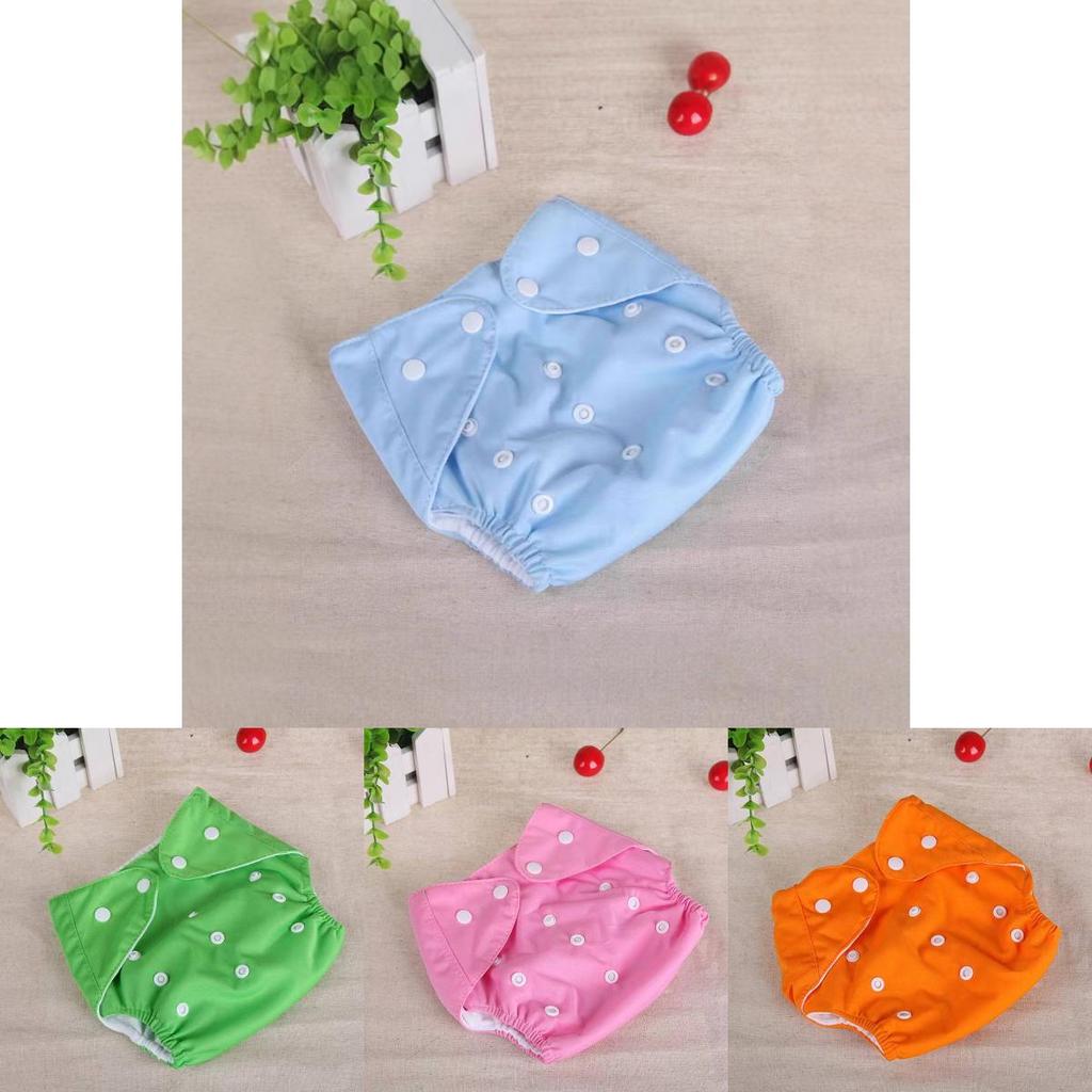 Reusable Baby Cloth Diaper Thin Fleece Mesh Washable Adjustable For Infants