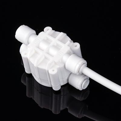 Fit 1/4" OD Tube Auto Shut Off 4 Way Valve Quick Fitting Connection Aquarium RO Water Filter Reverse Osmosis System