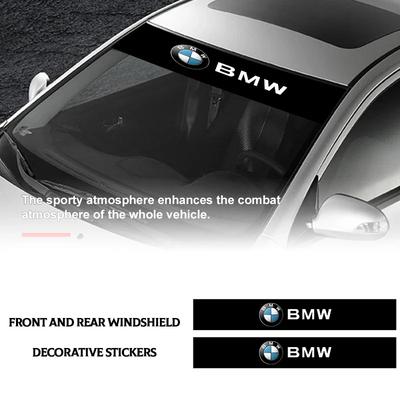 Car Front Windshield Stickers Front and Rear Decorative Emblem for BMW E46 E90 E60 E39 E36 E87 E92 E91 E34 F30 E10 F20 F30 G30