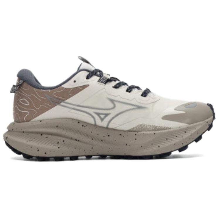 Mizuno Wave Solar V2 Sports Casual Shock Absorption Wear-Resistant Breathable Low-Top Dad Shoes Unisex Sneaker White D1GH241802