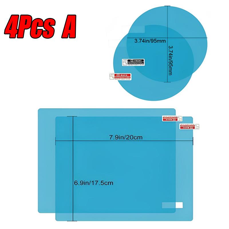 

Автомобильное зеркало заднего вида, 4 шт./компл., непромокаемая пленка, наклейка на окно, защита от дождя, прозрачная защитная пленка, водонепроницаемая непромокаемая автомобильная наклейка s