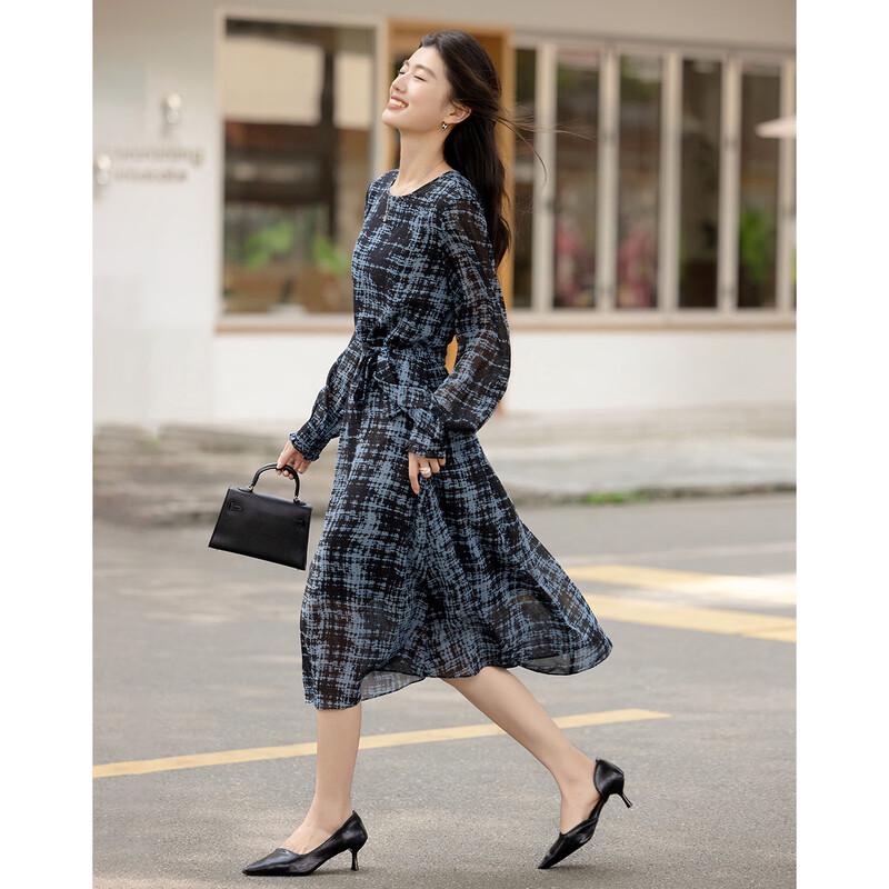 Элегантное шифоновое платье-миди Demana L