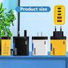 240W Multi-Port Charger with Lights, 3 USB-C PD + 2 USB, US/EU Plug, Compatible with Apple & Huawei Devices