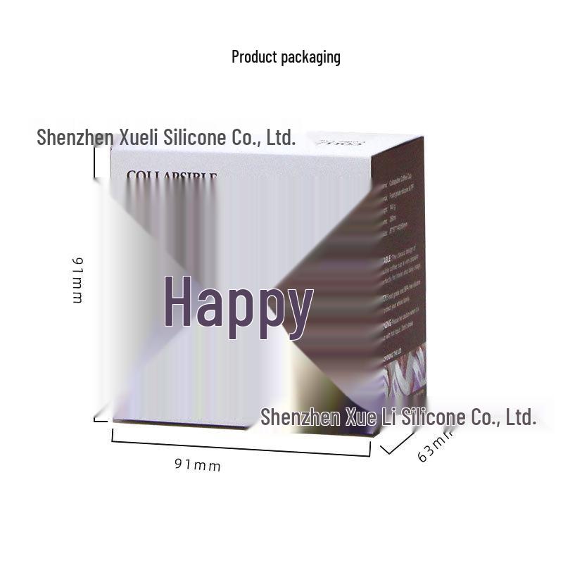 Silicone Folding Portable 350ml Cup – High-Temperature Resistant and Retractable for Outdoor Use