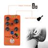 MOSKYAUDIO BLACK JUICE Guitar Preamp Overdrive Effects Pedal Gain/Mid