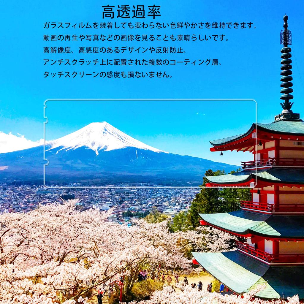 De cadru de ghidare inclus KPNS Material japonez Film din sticlă securizată Capac film pentru cameră Film de protecție pentru Xperia 5 IV SOG09 [Set 2+2] SO-54C