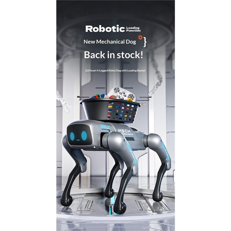 Smart Bionic Robot Dog Remote Control Electric Toy AI Programming Educational Toy For Kids Boys Birthday Gift New Arrival