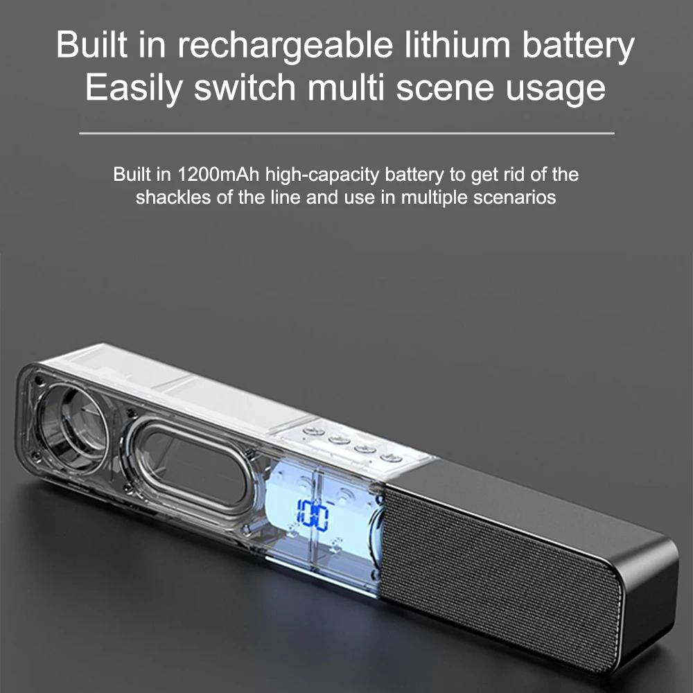 Multimedia Home Theater Portable Wireless Speaker Subwoofer Soundbar TV Computers HIFI Bass Speakers For U Disk AUX Bluetooth