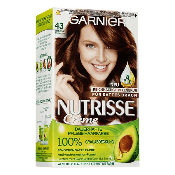 Garnier Nutriz Краска для волос Золотисто-коричневый Капучино 43