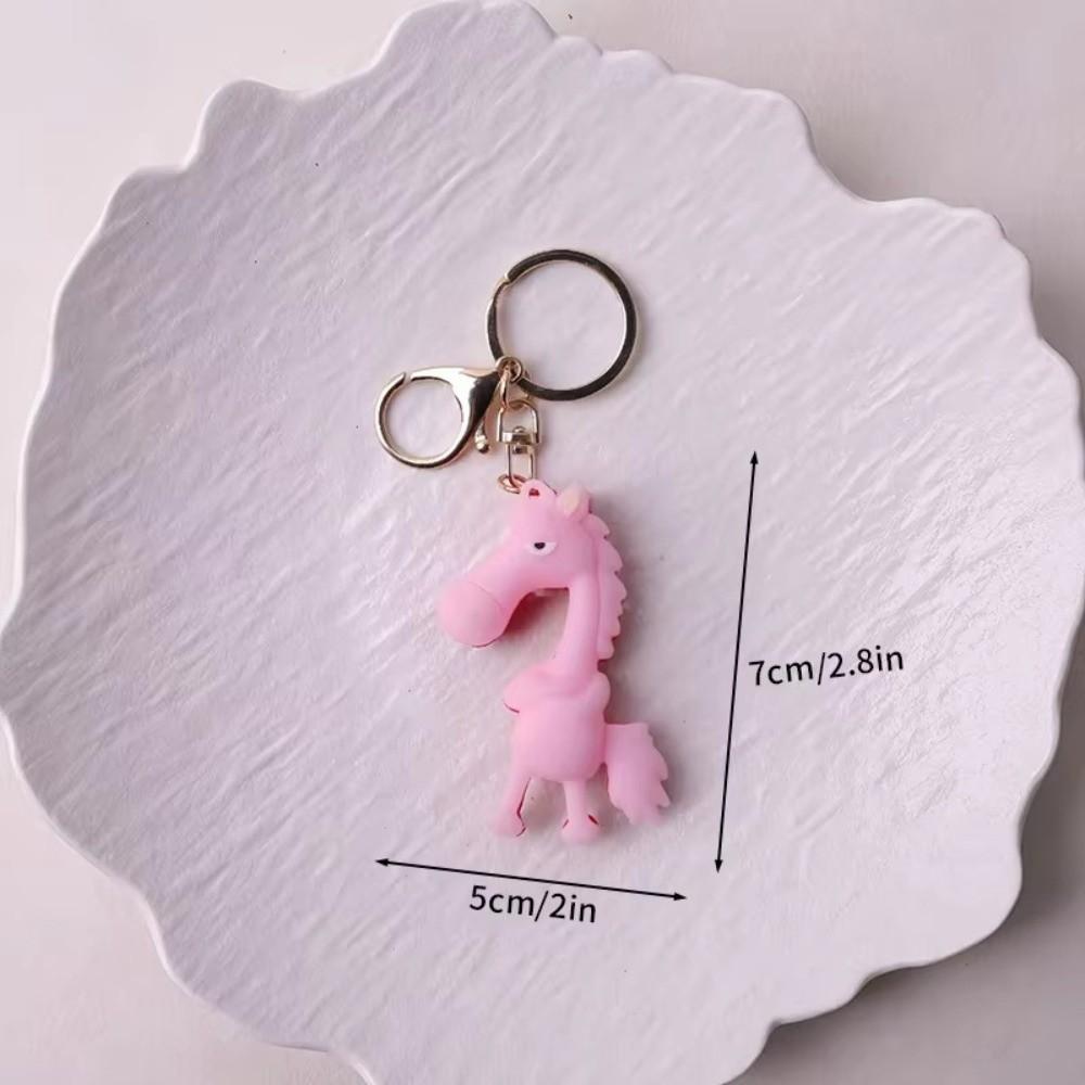 Chinese Mascot Dolls Keychain Accessories The Chosen Black Horse Bag Pendant  Christmas Gifts