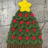 Knitted Christmas Tree Hat Keeping Warm Head Hat Decorations Supplies for Holiday Birthday New Year Party Decorations