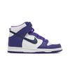 Dunk High Grade School 'White Midnight Navy' (Unisex) White / Midnight Navy / Electro Purple Kids' Skateboarding Shoes DH9751 100