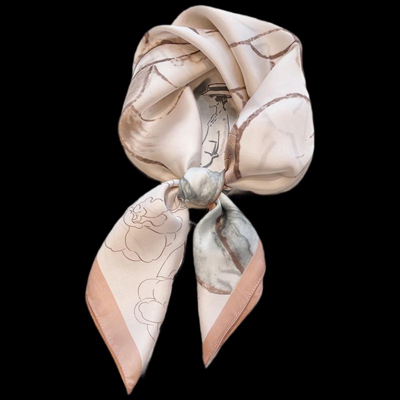 Women's Chinese Style Square Scarf