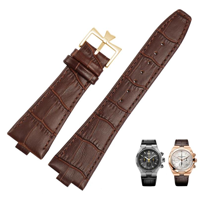 25*8 мм натуральная кожа мужской ремешок для часов Vacheron Constantin OVERSEAS Series — фото 11