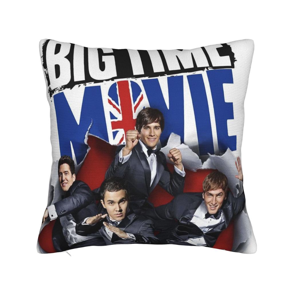 Decorative Pillowcases BTR IN REAL LIFE WORLDWIDE 2025 TOUR Big Time Rush Car Throw Pillow Case Cover Square Multi Size