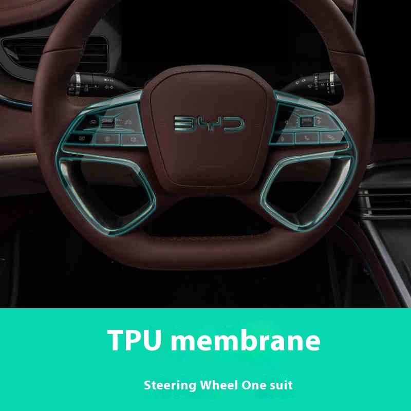 For BYD Seal 07 DMI TPU Protective Film for Central Control, Gear Shift, Windows - Anti-scratch Interior Upgrade Car Accessories