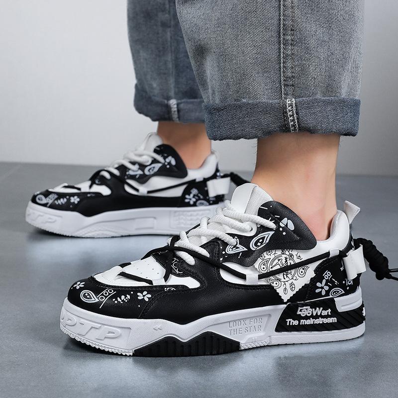 New autumn breathable board shoes trendy shoes sports and leisure running shoes young and young men's shoes non-slip shoes