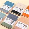 Modern A5 Password Journal PU Leather Notebook with Alphabet Tabs and Planner Stickers