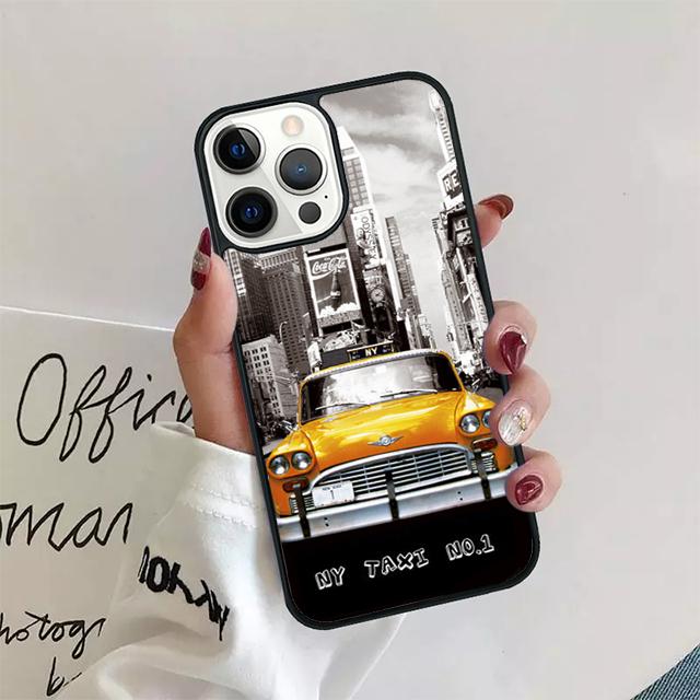 NEW YORK AMERICAN CITY Coque Shell For iPhone 17 Air 15 16e 14 13 12 Pro Max 11 Pro Max Plus Phone Case Cover