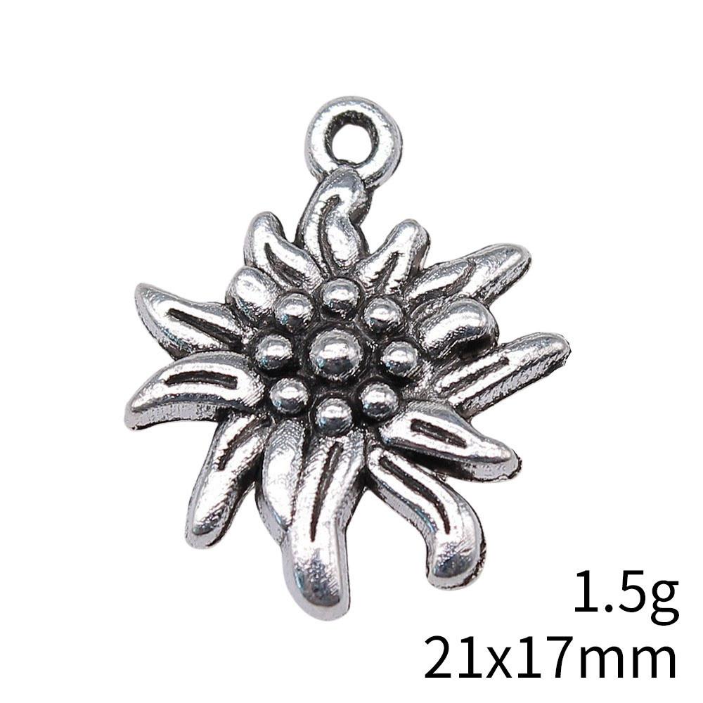 

Подарки для женщин Шармы Итальянский браслет Шармы в виде маленьких цветков Подвески Украшения для дома Подвеска для телефона A44-5pcs-21x17mm