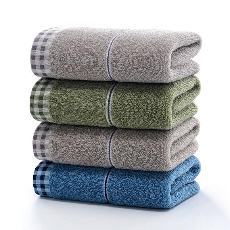Jacquard Pure Cotton Absorbent Face Towel for Adults
