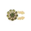 Rhinestones Button Cover Flower Button Cover Embellishment Button Decorative Button for Jewelry