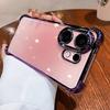 Case For VIVO X200 FE Clear Luxury Plating Shockproof Fall Prevention Phone Cover For VIVO X 200FE Shell Bumper Funda