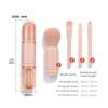 Portable Powder Blusher Brush With Cover 4 in 1 Travel Small Set Makeup Eye Shadow Telescopic Multi-Function Mini Makeup Tool