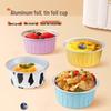 Reusable Tin Foil Baking Cups - Oven Safe Egg Tart Molds