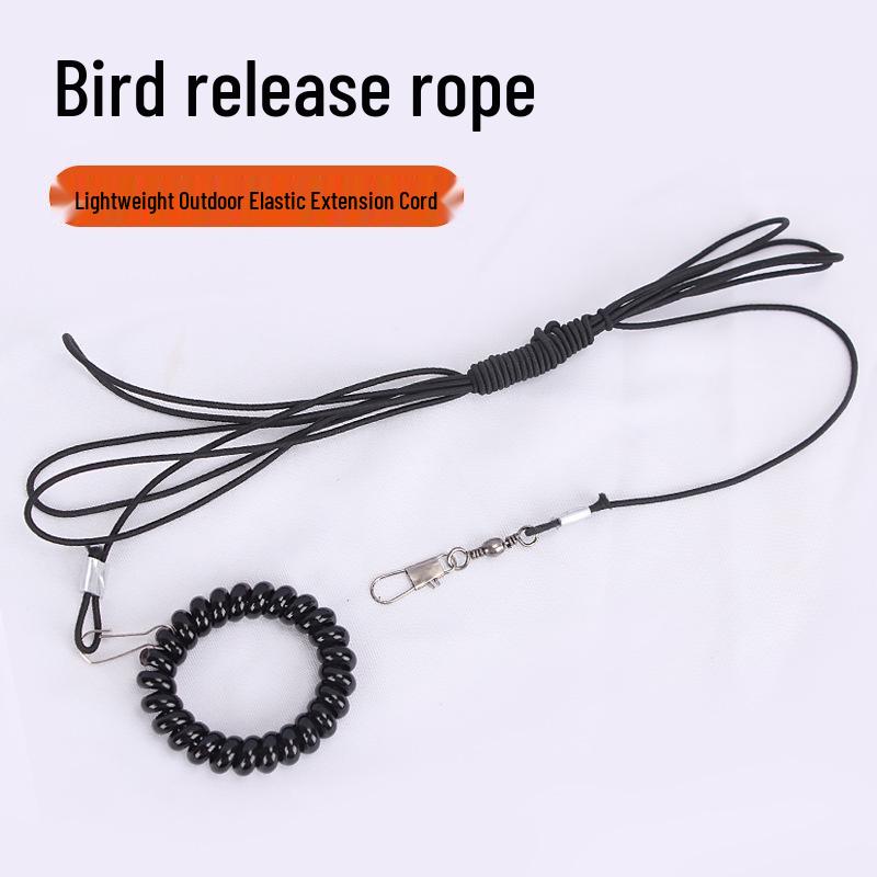 

Ultra-Light Bird Training Rope with Soft Ankle Ring: Ideal for Budgies, Cockatiels, Mynas - Safe for Feet 2m Flying Rope