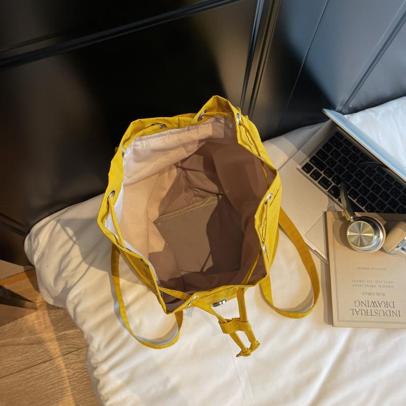 Einfarbiger Rucksack Damen Pendler Tasche Studenten Schultasche Outdoor Rucksack