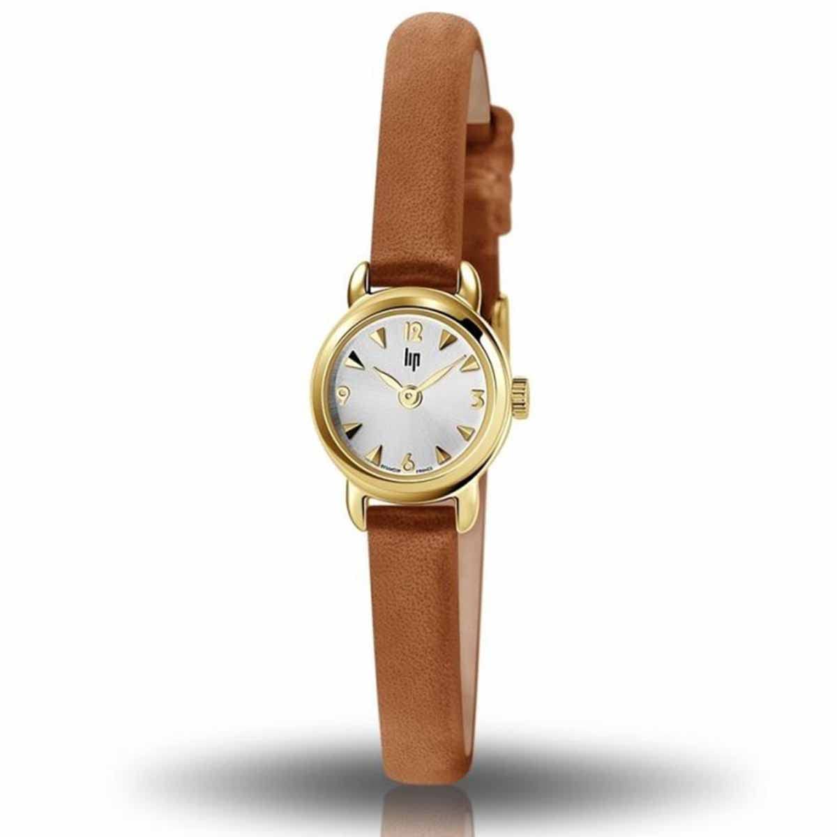 

Authorized Distributor Lip Watch Ladies Lip671196 Gold Light Brown Leather [LIP] [Henriette] світло-коричневого кольору