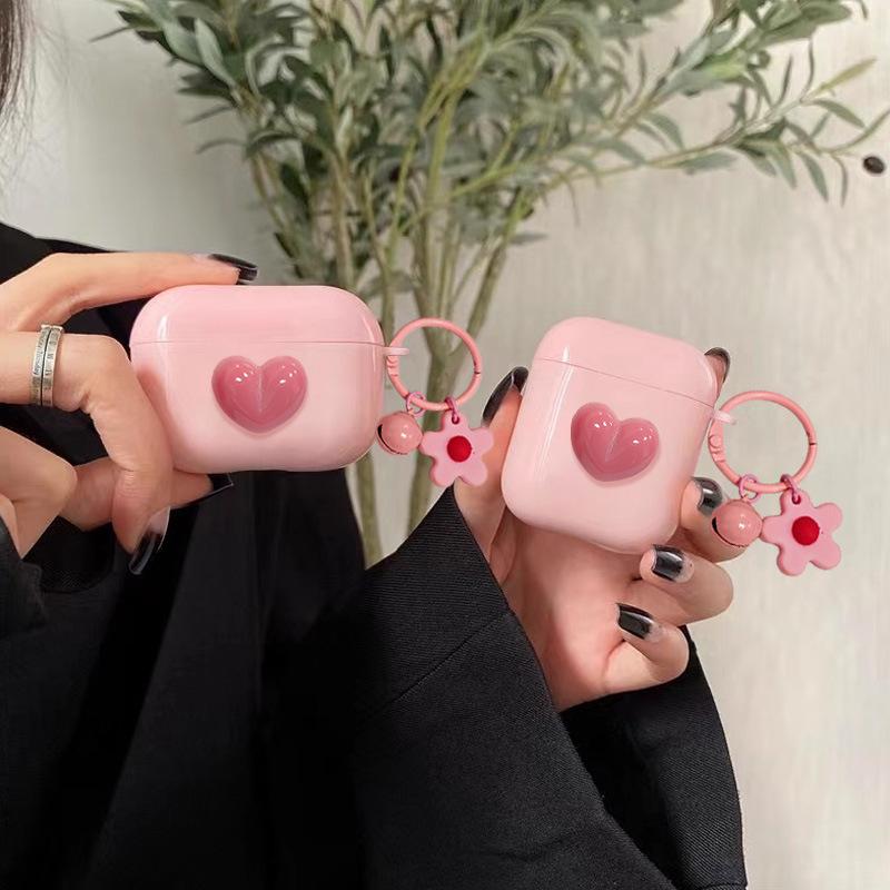 Three-dimensional love earphone case case, suitable for AirPods 1/1/Pro/Pro 1st generation