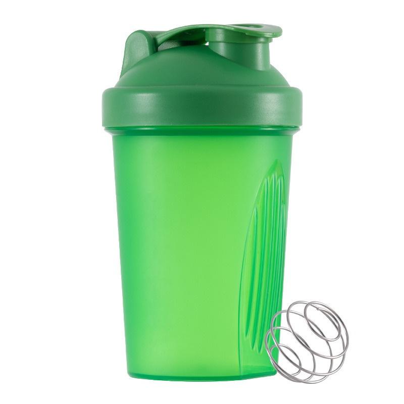 Sports Water Cup with Shaker Balls Leak Proof Drink Shaker Bottle Whey Protein Powder Mixing Bottle Fitness Gym Shaker Drink Cup