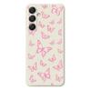 For Samsung Galaxy A16 5G/4G Case Pink Butterflies Pattern Printing Straight Edge TPU Phone Back Cover