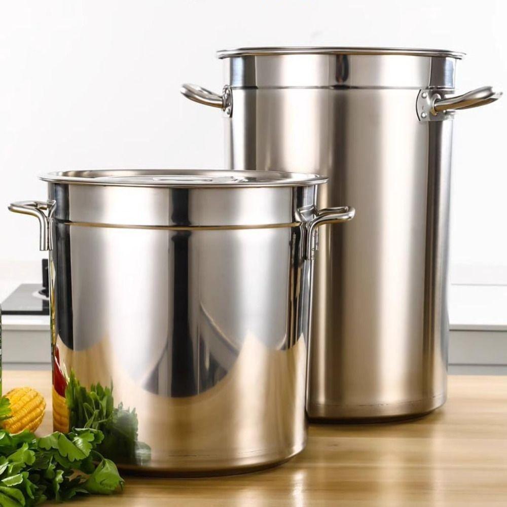 Large Capacity Stockpot Thickening Soup Bucket New Stew Pot  Restaurant