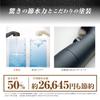 Arromic Shower Head, Water Saving, High Water Pressure, Water Stop Button, Leather Touch, Black, Made In Japan, ASB-LT-BK