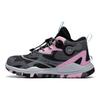 LiNing Youth  Shock Absorption Rebound Mid-Top Outdoor Functional Shoes Kids Shoes Black Gray Pink YKES010-4