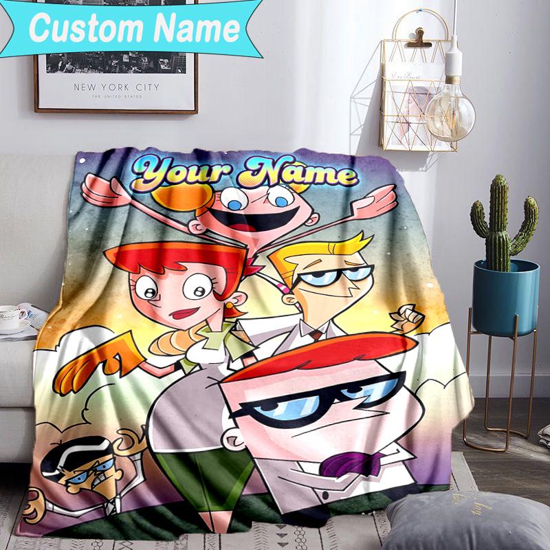 Custom Name Blanket Laboratory Electric Adventure Blanket Bedding Blanket for Travel, Camping, Living Rooms, Offices, Sofas, Fan Christmas Gift