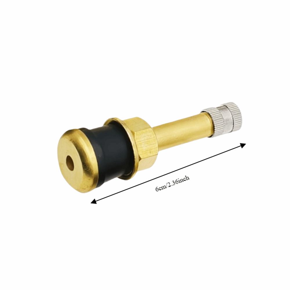 10PCS/20PCS Rubber Sealing Base Brass Valve Stem Tubeless Truck Valve Stem  Auto Repair Technicians