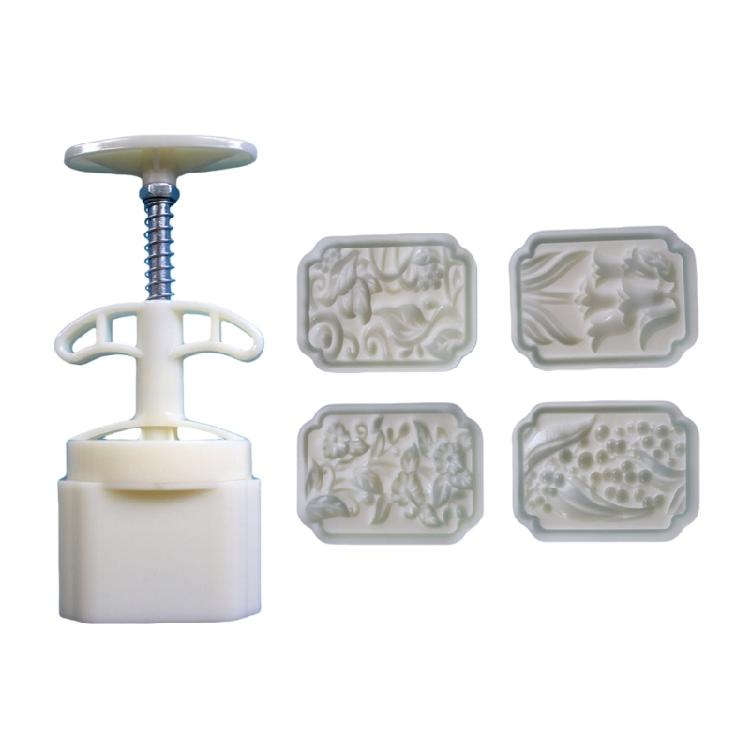 Green Bean Cake Molds Dessert Press Tool Plant Series Pastries Tool ABS Texture Pastries Moulds Baking Supplies for Cake