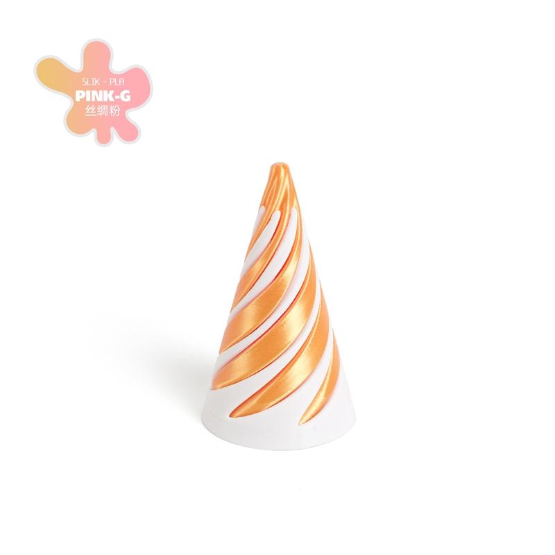 3D Printed Decoration Mini Vortex Printed Spiral Conae Fidget Toy Impossible Pyramid Passthrough Sculpture Thread Illusion Gift